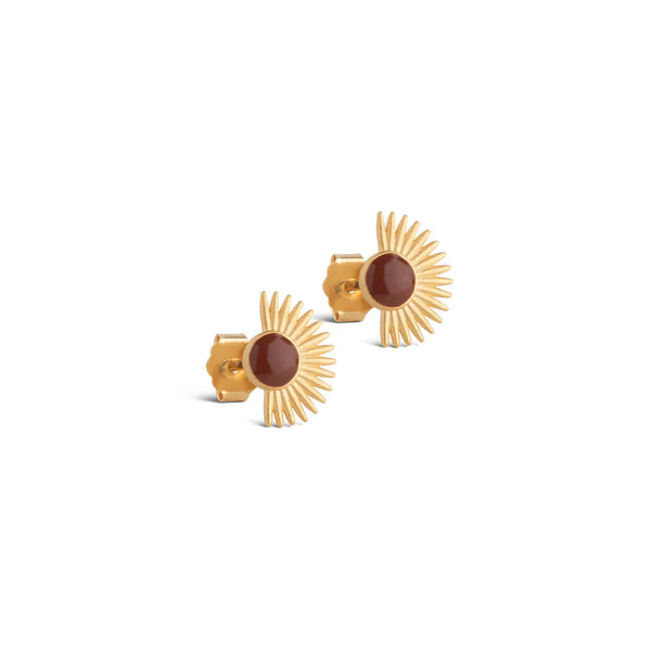 ENAMEL Copenhagen Copper Soleil Stud Earrings