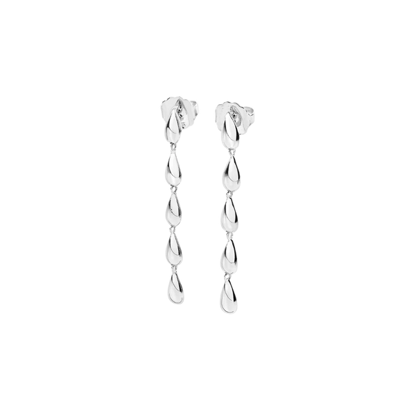 Lucy Q Silver Tear Drop Earrings