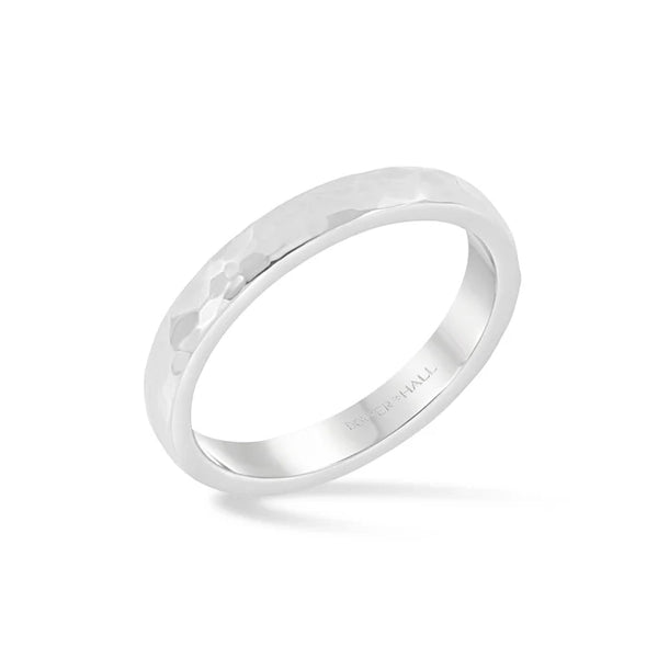 Dower & Hall Silver Hammered Twinkle Ring