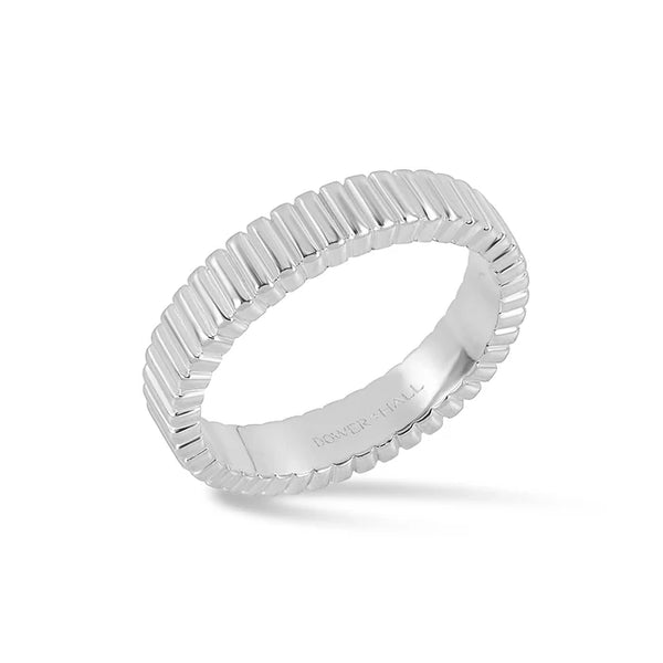 Dower & Hall Silver Humbug Twinkle Ring