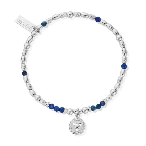 ChloBo Silver Kyanite Throat Chakra Bracelet