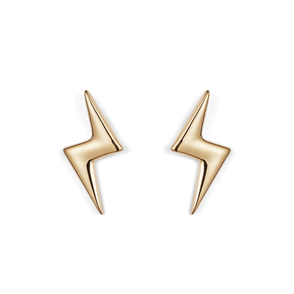 Toolally Gold Mini Bubble Bolt Earrings