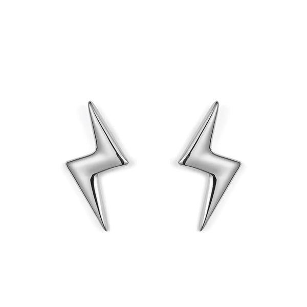 Toolally Silver Mini Bubble Bolt Earrings